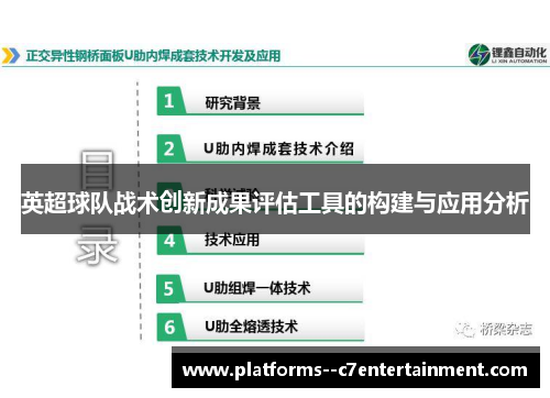英超球队战术创新成果评估工具的构建与应用分析